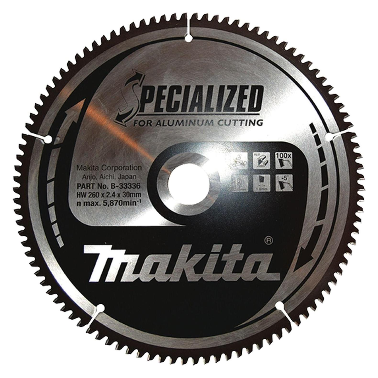 Makita SPECIALIZED Sägeblatt 260x30x100Z (B-33336) (B-33336)