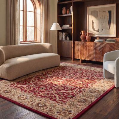 SAFAVIEH Handmade Heritage Lynsey Traditional Oriental Wool Rug