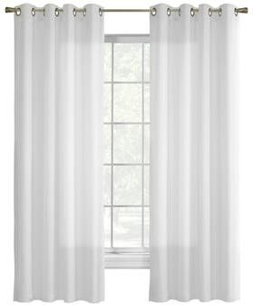 ThermaLogic ThermaVoile Rhapsody Lined Grommet Curtain Panel and Ascot Valance