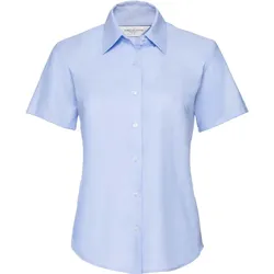 Russell Damen Oxford Bluse kurzarm R-933F-0 oxford blue M