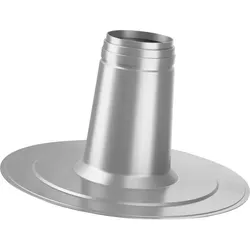 BOSCH Abgaszubehör FC-O60_80 Flachdachflansch, 0 Grau, d:125, L: 150mm