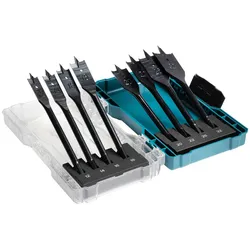 Makita Flachfräsbohrer Set  8-teilig Holzbohrer Bohrer Sechskantaufnahme E-08698