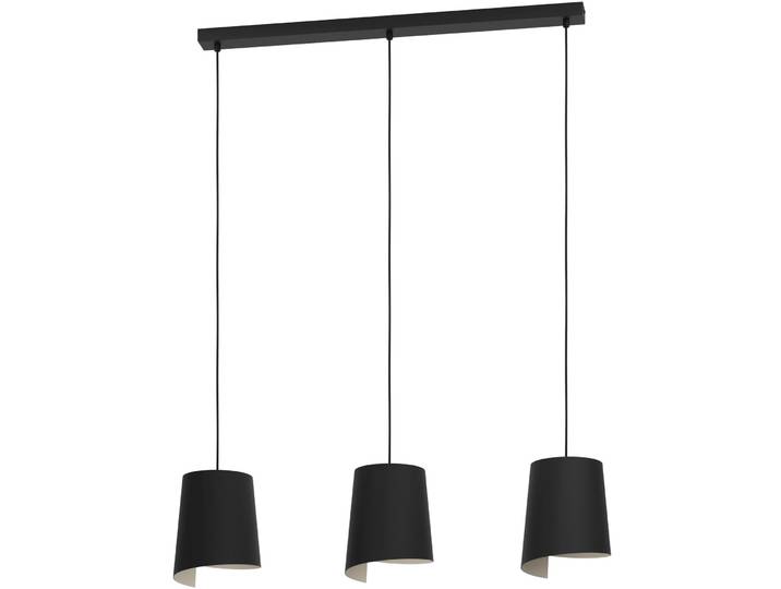 Eglo Pendellampe Bolivia Schwarz Stahl B 18 cm