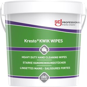 Kresto Reinigungstücher KWIK Wipes, feucht, für Hände, im Eimer, 70 Tücher