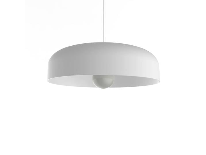 Tuzzi - lampe à suspension en métal blanc e27