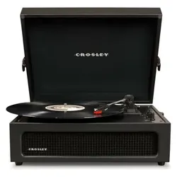 Crosley Voyager, Plattenspieler, Schwarz