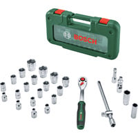 1/2" Ratschen Set mit Steckschlüsseln, 26-teilig grün, Drehmoment bis 768 Nm, im Koffer