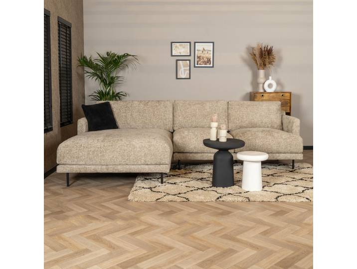 Bronx71 Ecksofa Denver Chenille taupe links