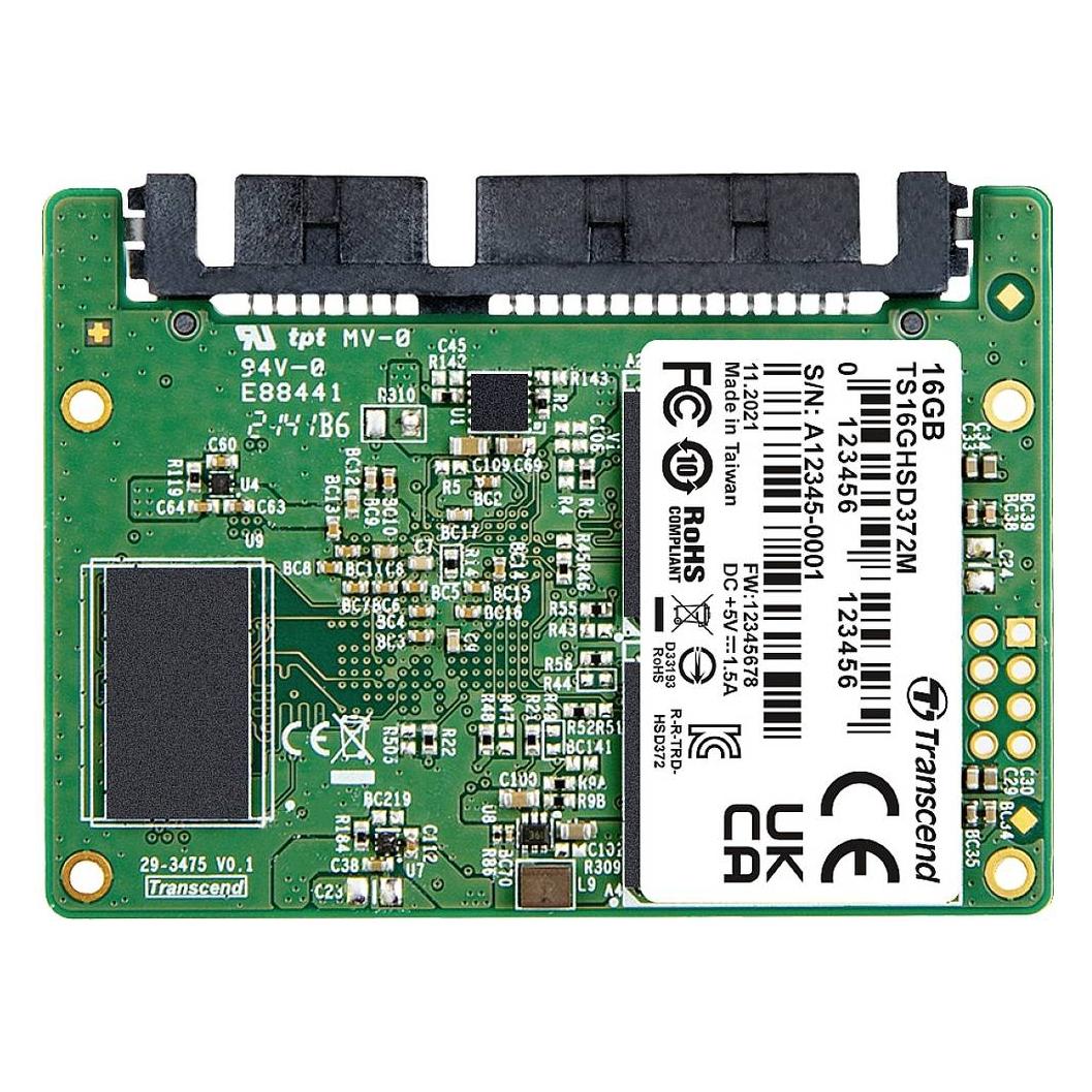 Transcend HSD372M. SSD Speicherkapazität: 16 GB, SSD-Formfaktor: Half-slim, Lesegeschwindigkeit: 530 MB/s, Sch (16 GB, PCI-Express) (TS16GHSD372M)