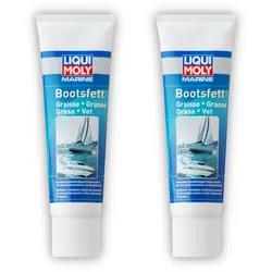 2x Schmiermittel LIQUI MOLY 25041 Marine Bootsfett Schmierung Schiff Boot 250g Tube