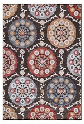 Beverly Rug Equator Medallion Bohemian Indoor Outdoor Area Rug