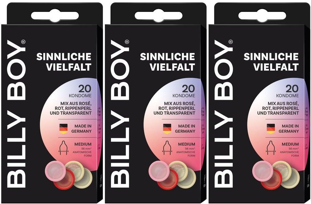 BILLYBOY Billy BOY sinnliche Vielfalt x3 3x20 St Kondome