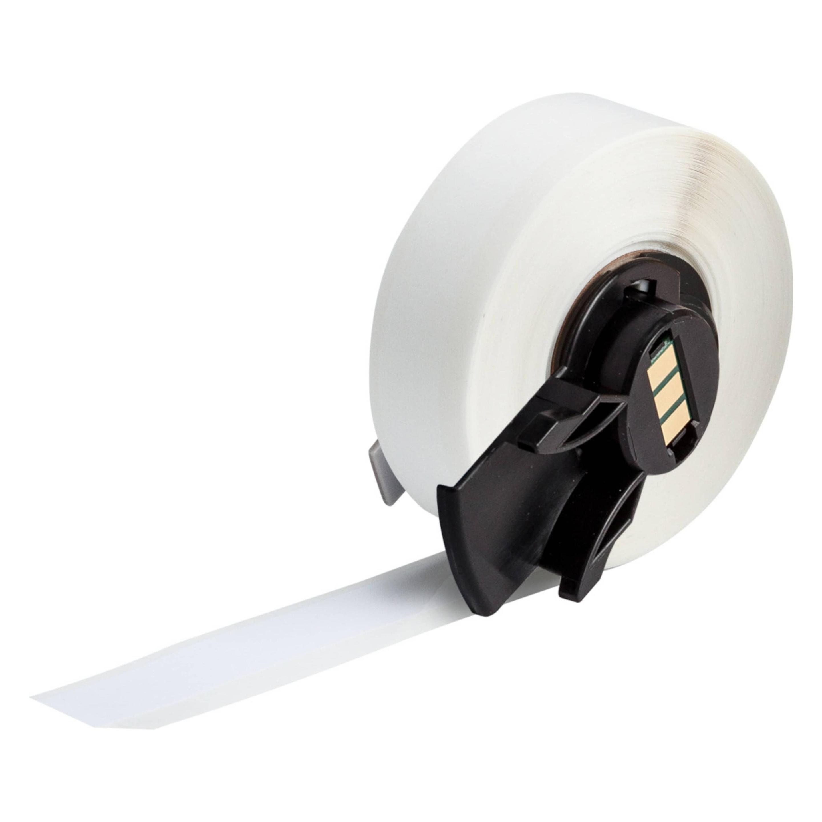Brady M6C-500-422, Polyester, Weiss, glänzend, 12.70 mm x 15.24 m, permanent, Endlos (19.05 mm) (M6C-500-422)
