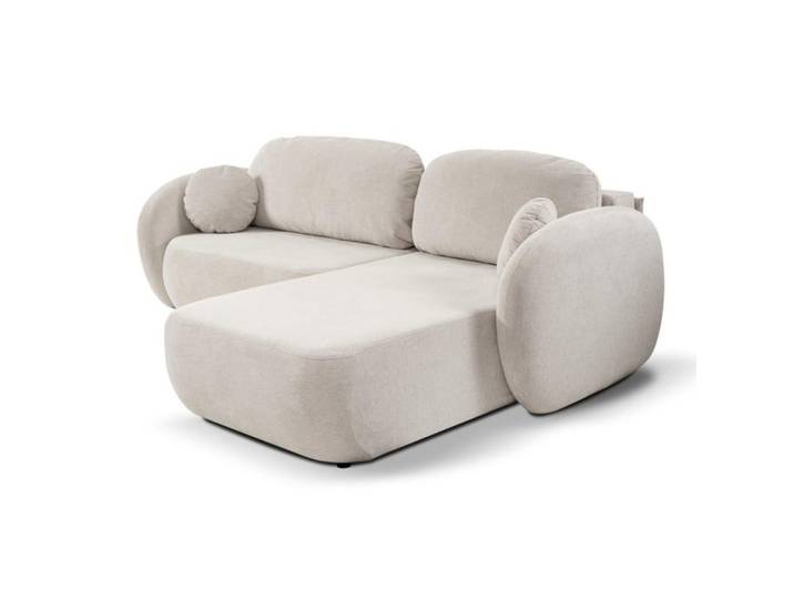 Sepro Meble Ecksofa Beige Olivio Ausziehbar Rechts, 248x174 cm, Wohnzimmer, Sofas & Couches, Wohnlandschaften, Ecksofas