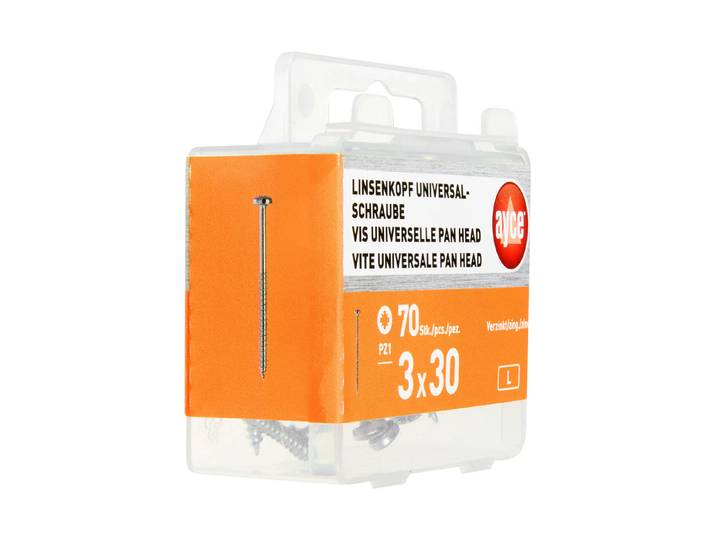 Ayce Universalholzschraube Panhead 30 mm