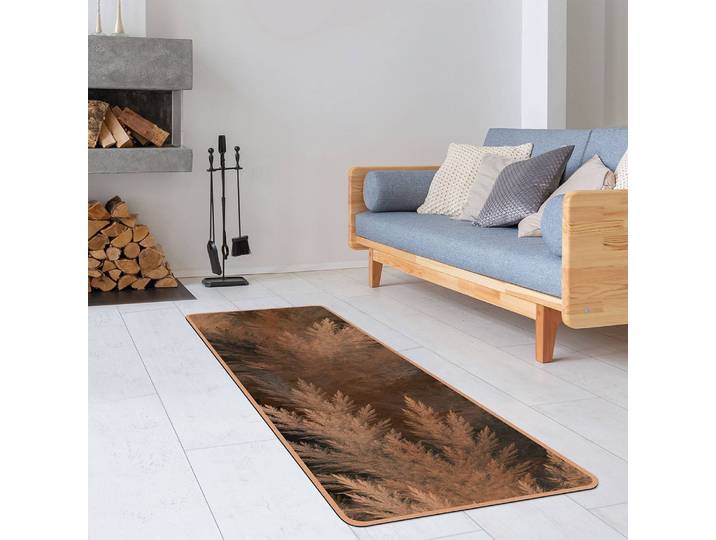 Läufer/Yogamatte Pampasgras I 183 x 61cm Braun
