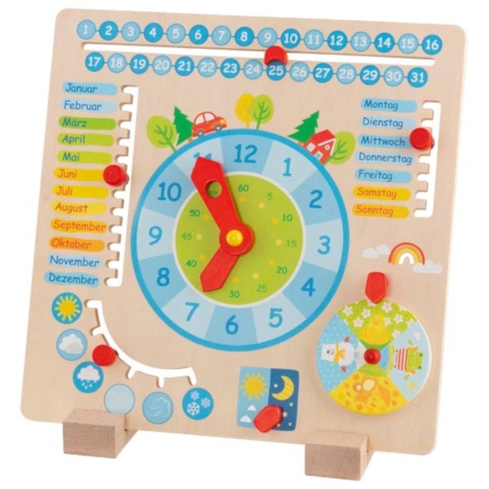 Goki 58398 Houten Speelset met 5 Rokken en Jaren in Diverse Kleuren
