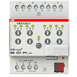 ABB SJR/S4.24.2.1 SMI Jalousieaktor 4-fach, manuelle Bedienung, LoVo 2CDG110143R0011