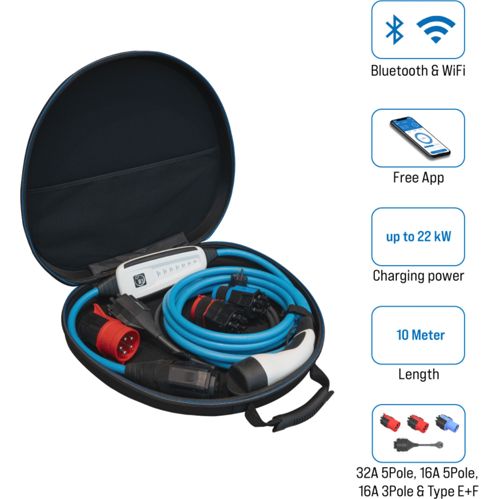 NRGkick 32A 10m Set Optimal WLAN inkl. Adapter und Tasche