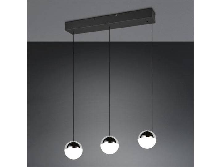 Reality Luminaires Suspension LED SANTA BHT 62x150x10 cm argent