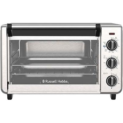 RUSSELL HOBBS Minibackofen "Express AIRFRY 26680-56", grau (edelstahl), B:45,1cm H:27,8cm T:36,5cm, Minibacköfen, 5 Funktionen, 20l, Pizza Ø 30cm, Frittierkorb, Backblech & Grillrost, Minibackofen
