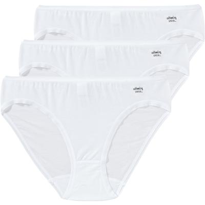 Minislip SPEIDEL "Softfeeling", Damen, Gr. 38, weiß, Obermaterial: 46% Baumwolle, 46% Modal, 8% Elasthan, unifarben, körpernah, Unterhosen, atmungsaktiv, basic, elastisch, bequem, Baumwollmix