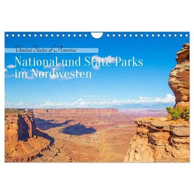 USA - National und State Parks im Nordwesten (Wandkalender 2027 DIN A4 quer), CALVENDO Monatskalender