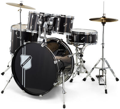 Millenium Focus 22 Drum Set Black Schwarz