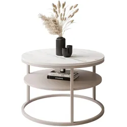 COUCHTISCH CIRI SLIM MATT mit Regal KASCHMIR