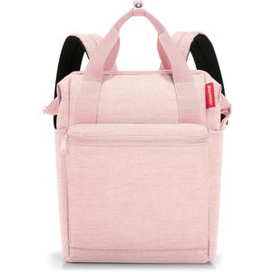 Reisenthel Rucksack Allrounder R, 39 cm, mit Laptopfach, twist blush, Polyester, wasserabweisend, 12 L