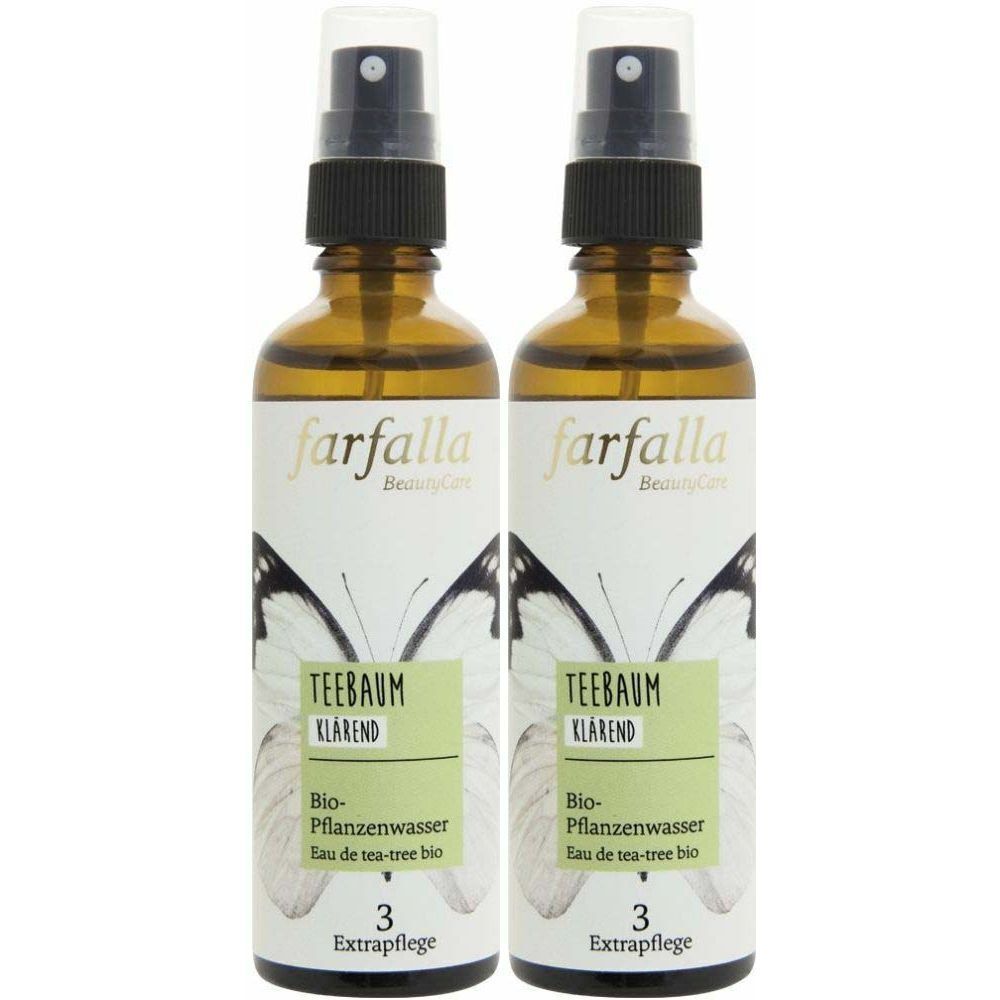 Farfalla Bio-Pflanzenwasser Teebaum Spr 75 ml x2 2x75 Spray