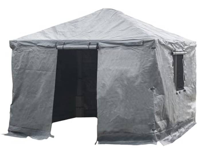 Sojag Winterabdeckung für Pavillon 12x20, Polyester 200 g/m2, Grau
