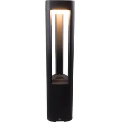 HEITRONIC LED Sockelleuchte MARYLAND, IP54, Dreieck-Grundform, 50cm, 9W 3000K 250lm, anthrazit / matt HEI-500047