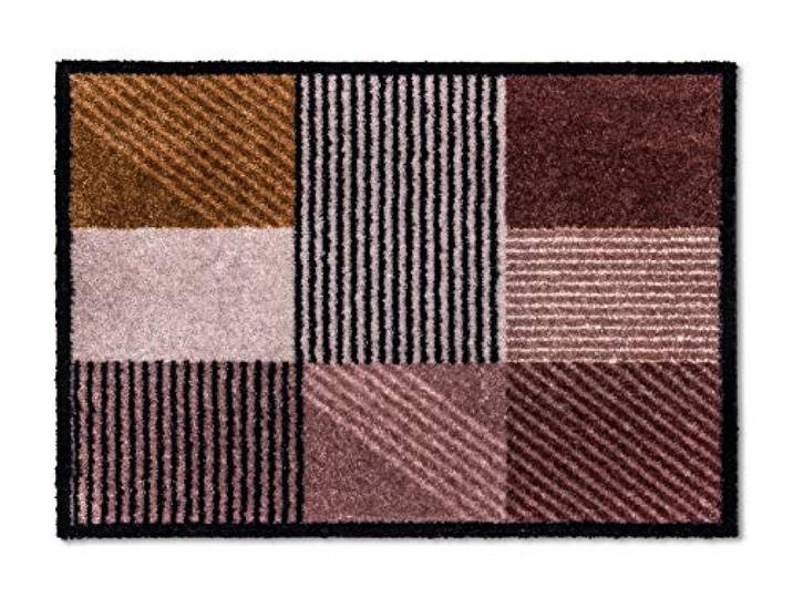 Rutschfeste Fußmatte Indoor - Geomix kastanie-rose 50 x 70 cm (Rechteckig)