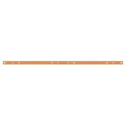 Striebel & John ZX1107 Kupfer-Sammelschiene 30x10 mm,Länge: 1100 mm, Kupferschiene, lose Lieferung 2CPX041969R9999
