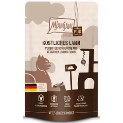 MjAMjAM Quetschie - purer Fleischgenuss - köstliches Lamm pur 12x125 g