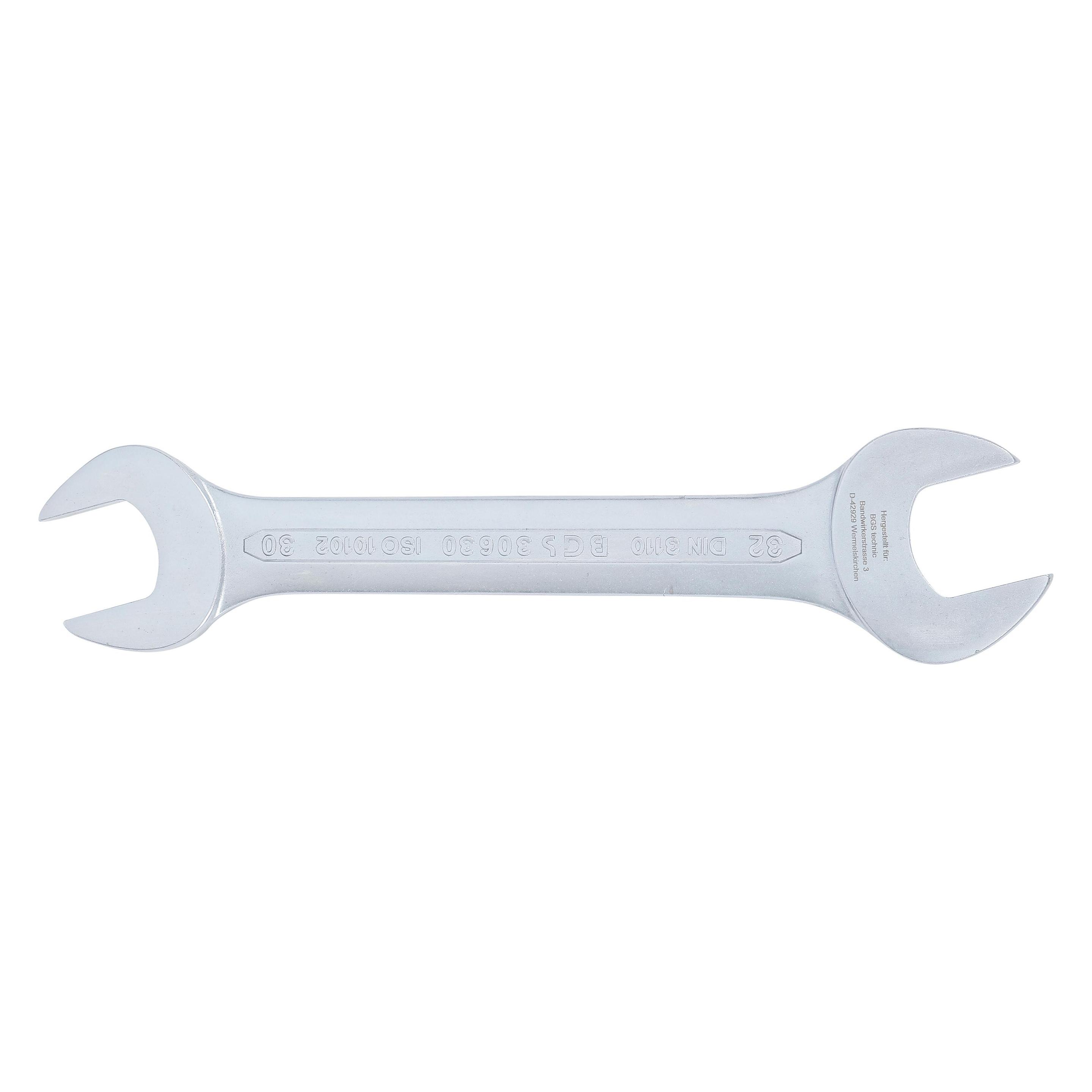 BGS Doppel-Maulschlüssel SW 30 x 32 mm (30 mm, 32 mm) (30630)