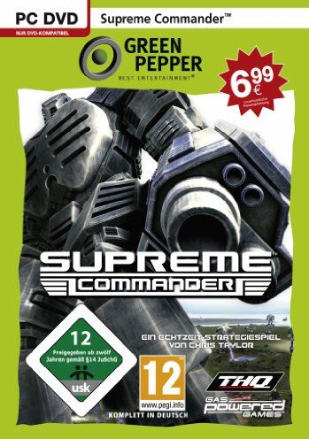 THQ - Supreme Commander [Green Pepper] - Preis vom 30.09.2026 09:01:18 h
