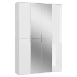 Drehtürenschrank Projekt X ca. 121x193 cm Weiß