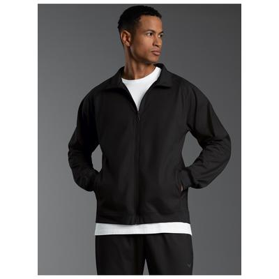 Trainingsjacke TRIGEMA "TRIGEMA Raglanjacke", Herren, Gr. S, schwarz, Single Jersey, 100% Baumwolle, lang, Jacken Trainingsjacke