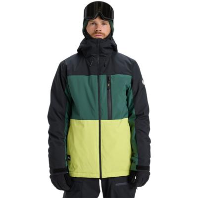 Snowboardjacke QUIKSILVER "Sycamore Block 20K", Herren, Gr. XL, schwarz, Obermaterial: 100% Polyester., Jacken Snowboardjacke