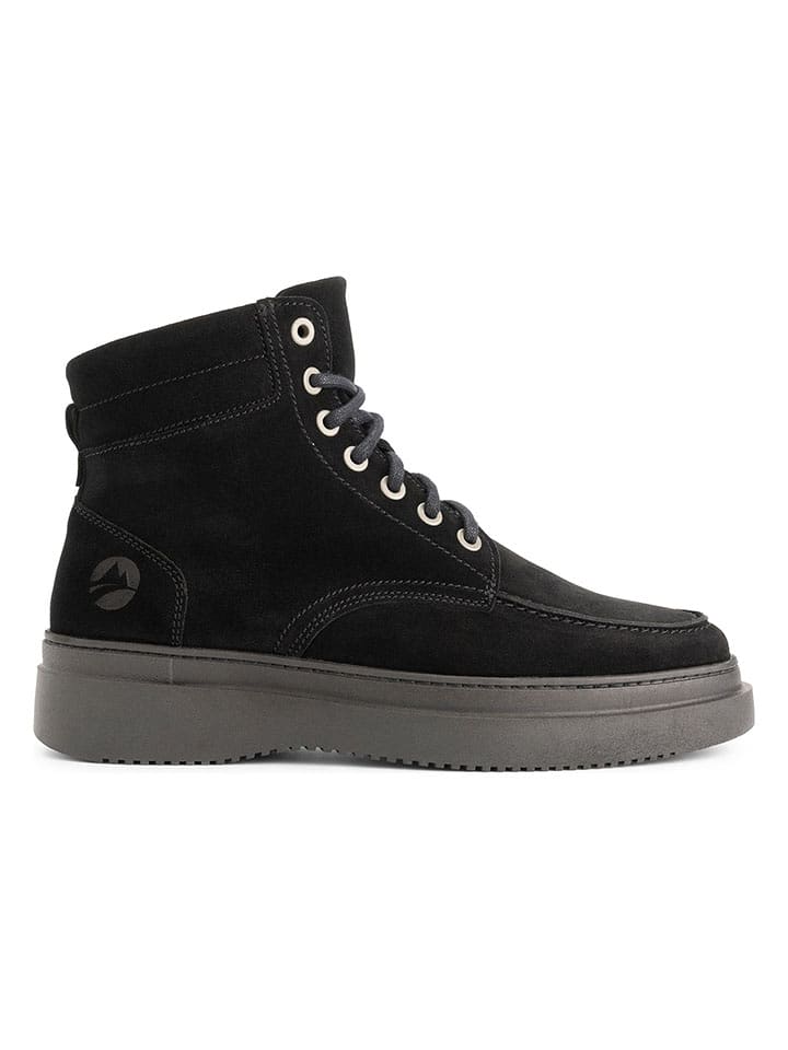 TRAVELIN' Leder-Boots "Edmonton" in Schwarz - 46