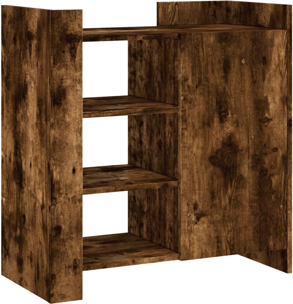 vidaXL Buffet chêne fumé 73,5x35x75 cm bois d'ingénierie