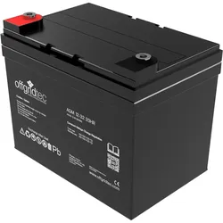 Offgridtec® AGM 32Ah 20HR 12V Solar Batterie Akku extrem zyklenfest - 0% MwSt. (gemäß§12 Abs.3 UstG**)