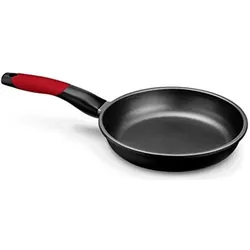 BRA A411228, Pfanne + Kochtopf, Schwarz, Rot