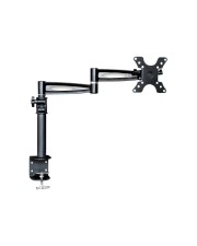 Techly Schreibtischhalterung für LCD TV LED 13"-27" mit Langarm und Klemme Schwarz (ICA-LCD-502BK)