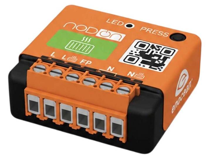 NODON\, module de chauffage pour radiateur électrique\, compatible avec Fil Pilote 3680W\, couleur orange