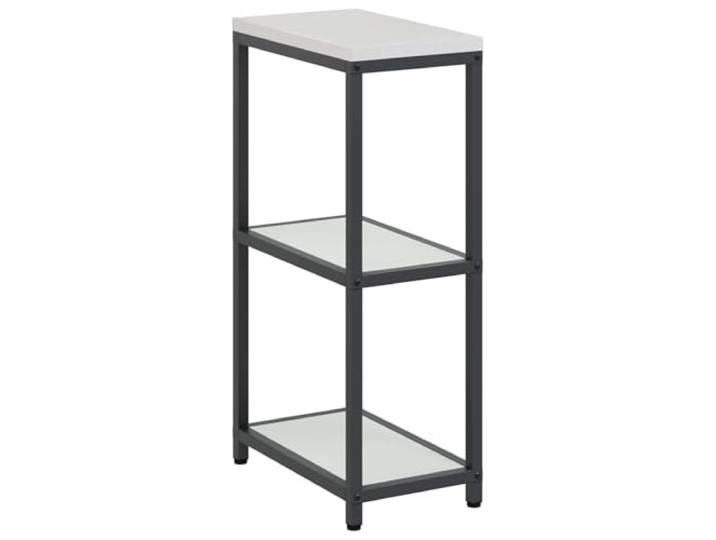 KGHFDVB Küchenregal HATTEM 30 x 50 x 92 cm Stahl Silber Verzinkter Stahl Stahl in Silber, stabile Regale, für Küche und Außenbereich, 9,21 kg, 92 cm Höhe, schnelle Montage
