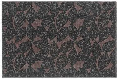 IH Casa Decor Poly-Linen Printed Placemat Leave Green - Set of 12
