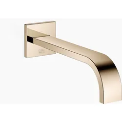 Dornbracht MEM Wannenauslauf für Wandmontage, Ausladung 220mm, 13801782-47, Farbe: Champagne